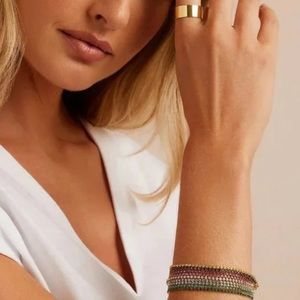 Gorjana Lexi Tennis Bracelets - Fuchsia and Rose